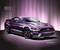 2023 Mustang car Art Prints by Danny Whitfield | MACH 1 - MISCHIEVOUS PURPLE  | Car Enthusiast Wall Art product 1